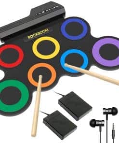Set de Batería Eléctrica ROCKSOCKI, 7 Pads de Batería
