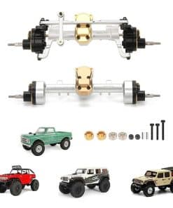 Conjunto de Eje del Portal Delantero Trasero para Axial