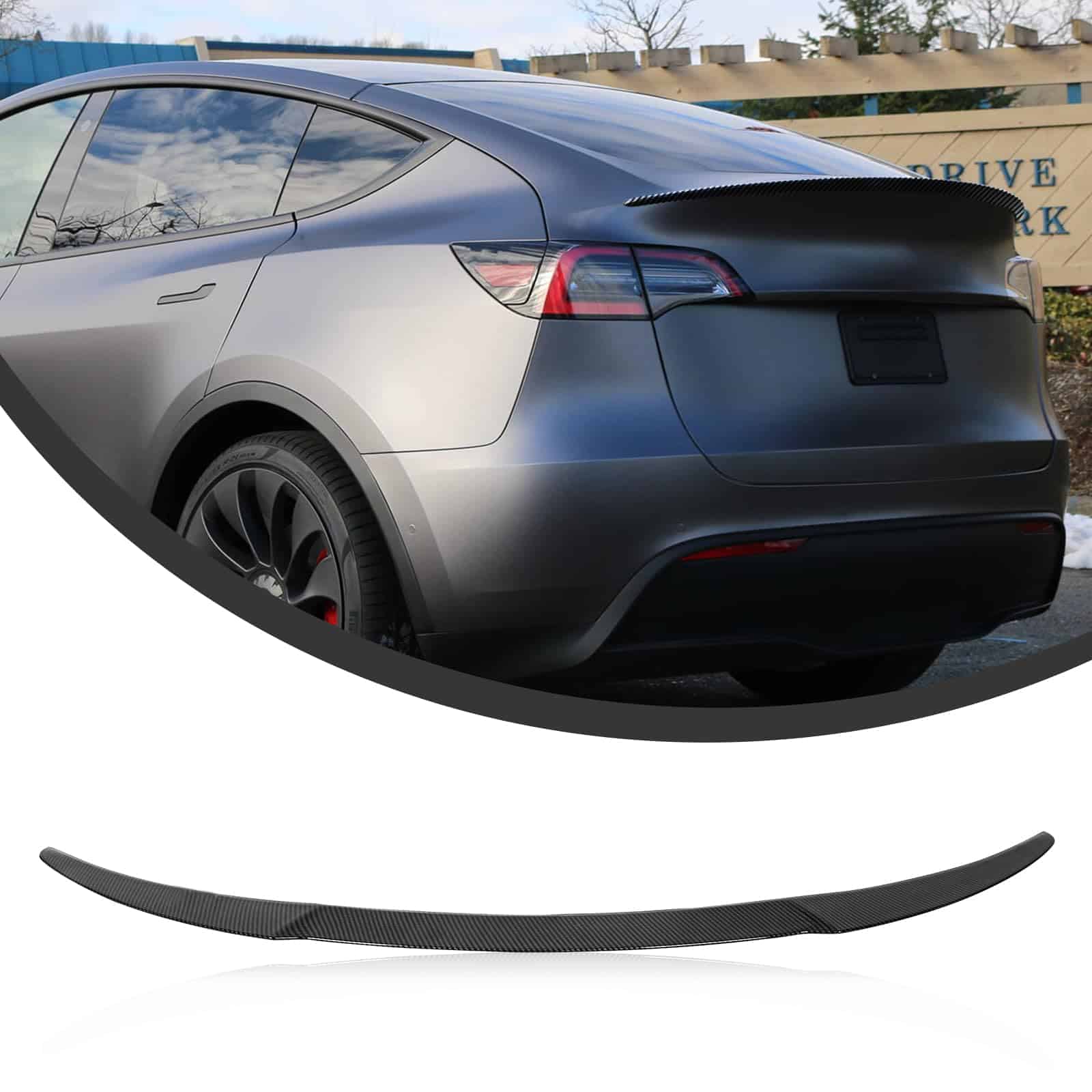 Ala trasera de Maletero Compatible con Tesla Model Y