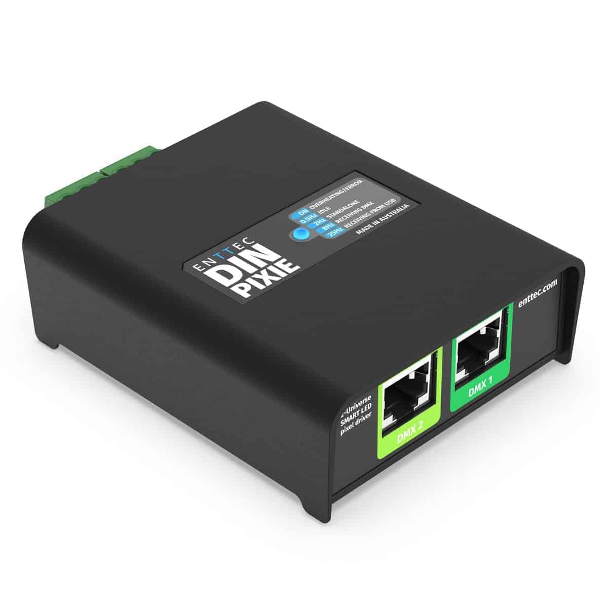 Enttec Din Pixie 73539 Controlador de Píxeles LED DMX de 2