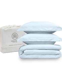 Juego de Funda de Edredón Threadmill Azul Claro Tamaño