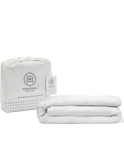 Funda de Edredón de Algodón Blanco Tamaño Queen de