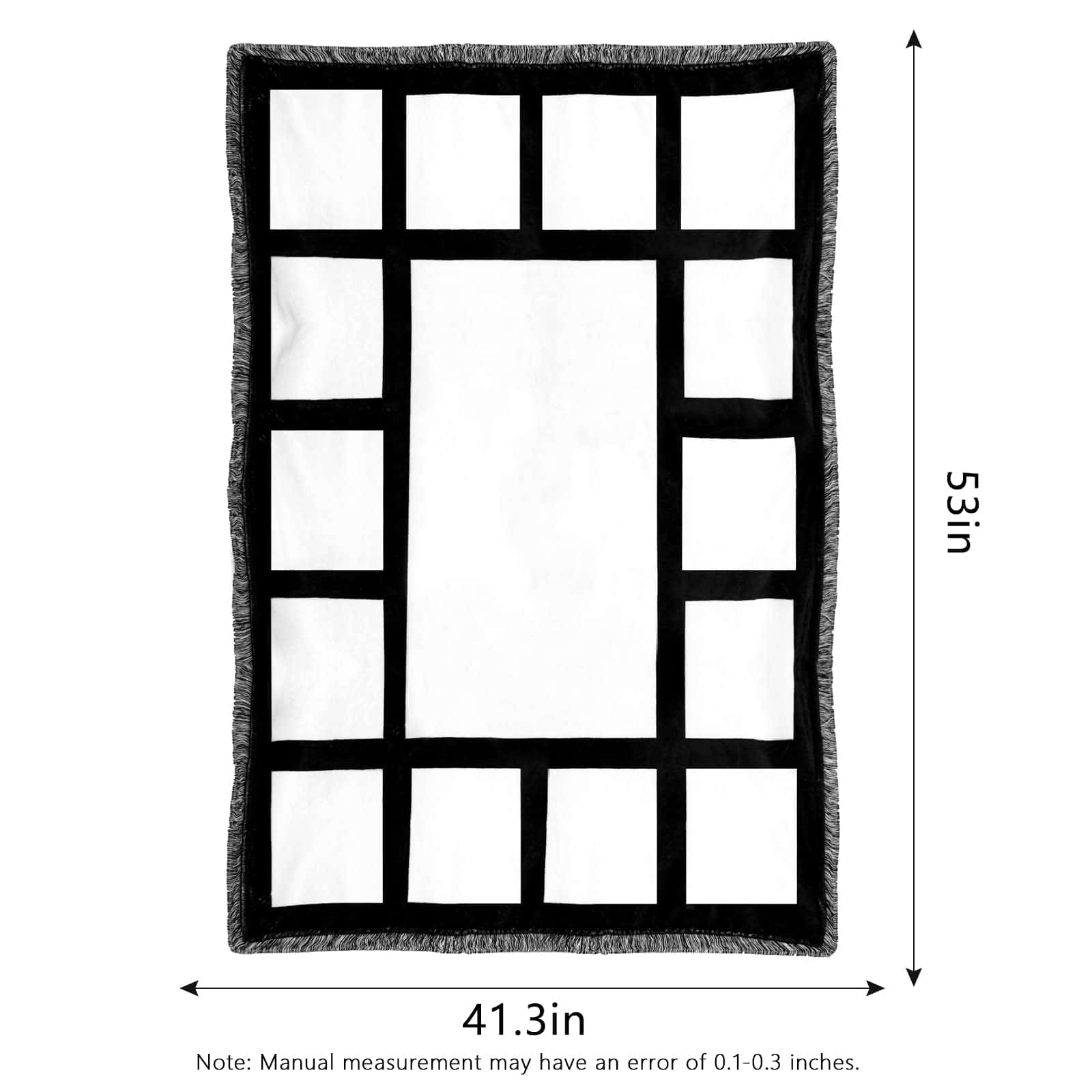 Manta en Blanco Sublimación MAIKESUB 53 x 41.3 Pulgadas - Imagen 3