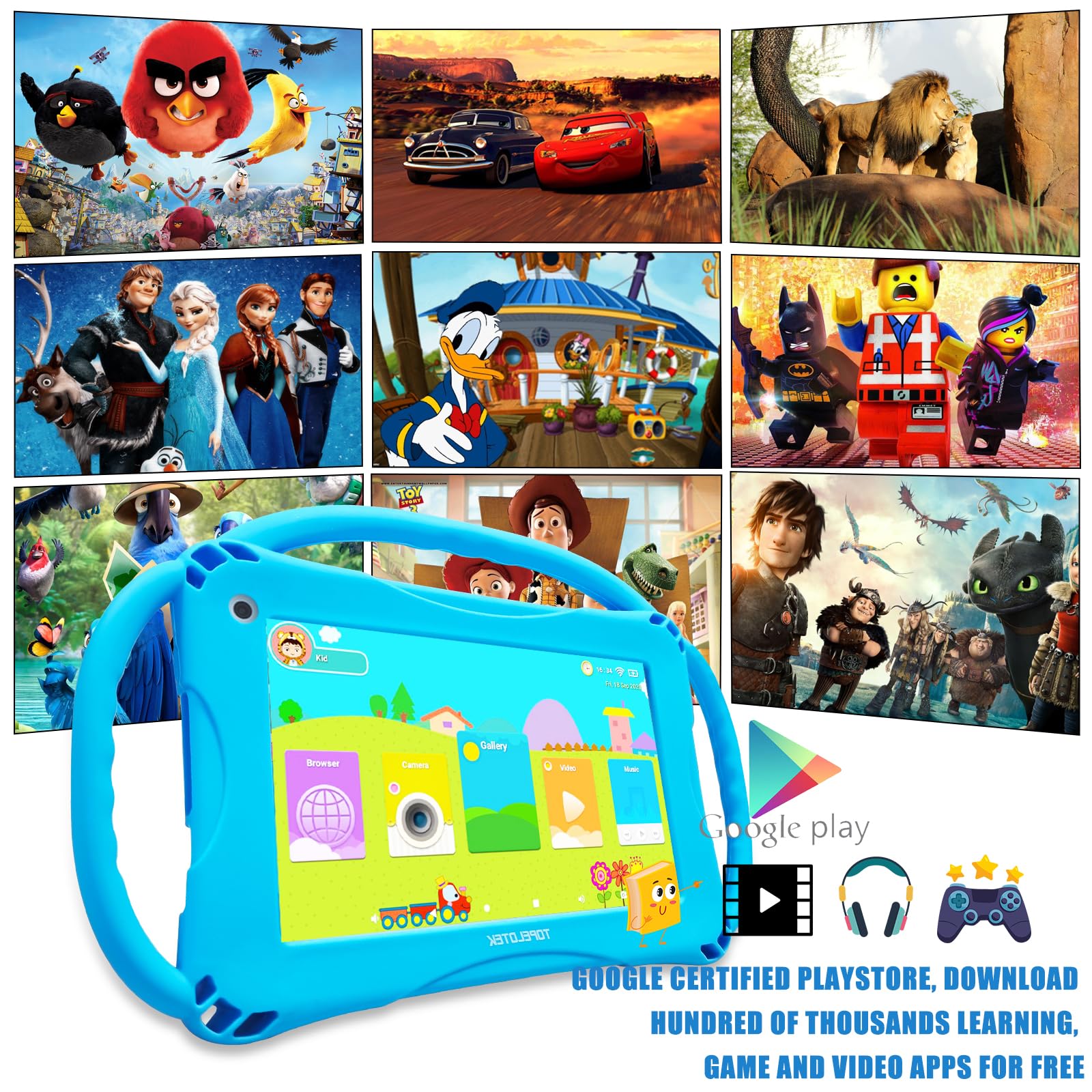 Tableta para Niños de 7 pulgadas con WiFi Android 10.0 32GB - Imagen 3