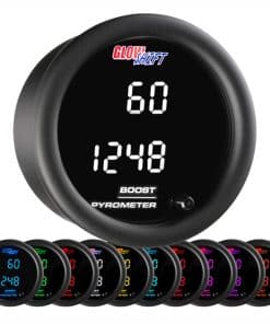 Kit de medidor de presión de impulso dual GlowShift 10