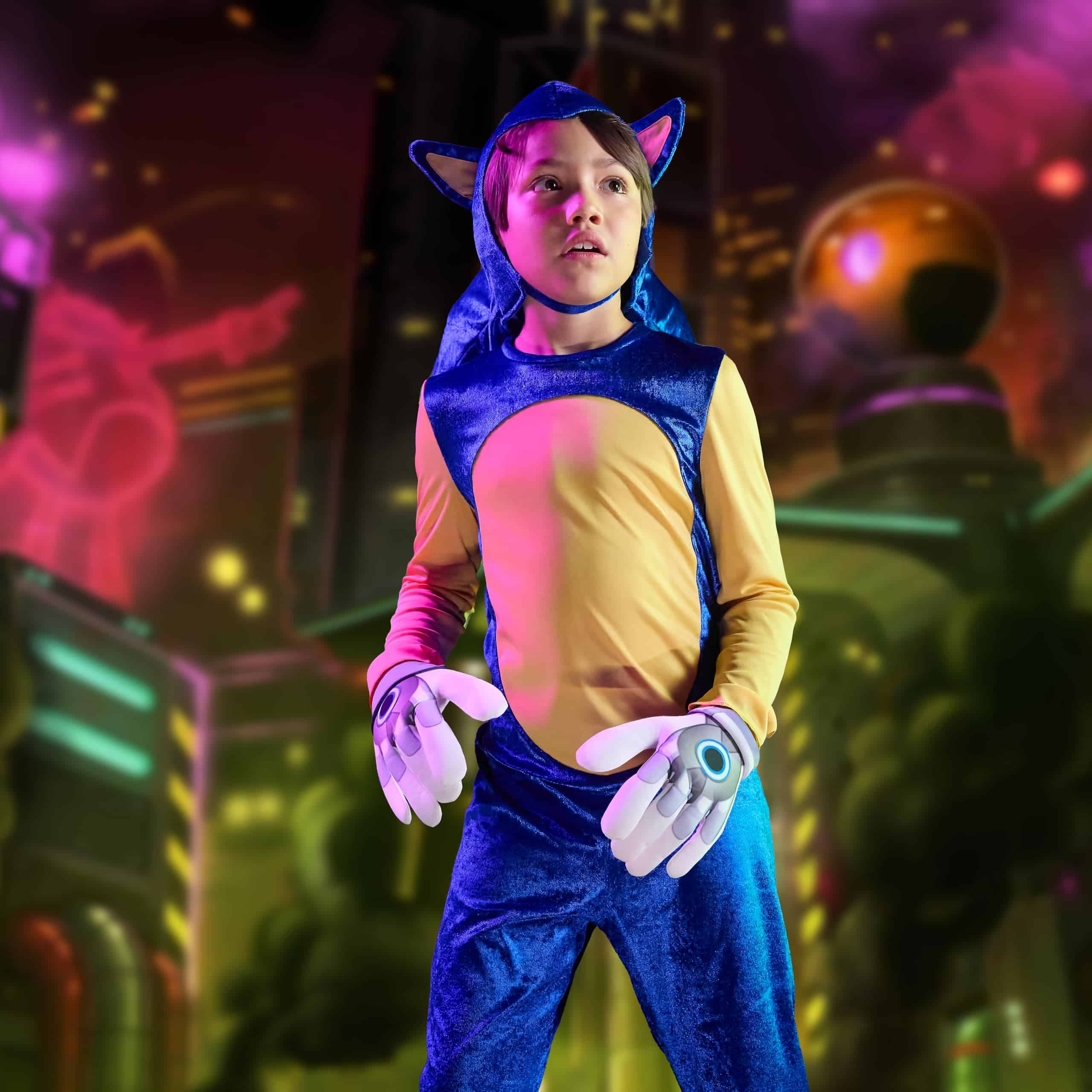 Disfraz Deluxe de Sonic para Niños, Disfraz Oficial de - Imagen 4