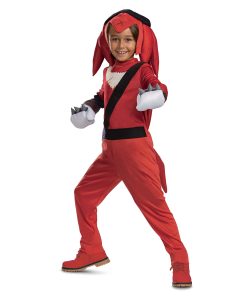 Disfraz Deluxe de Knuckles para Niños, Disfraz Oficial de