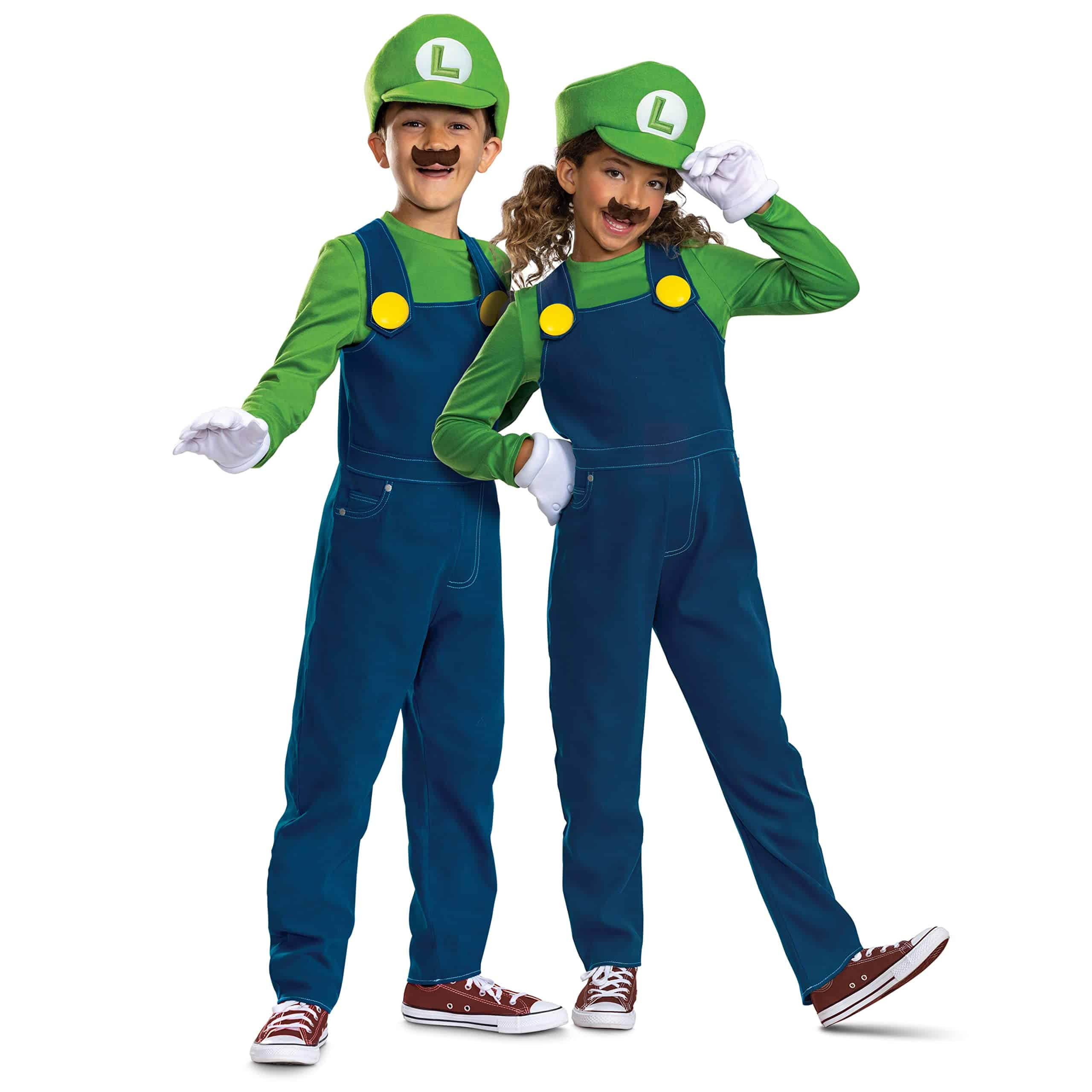 Disfraz de Luigi para Niños, Disfraz Oficial de Super Mario