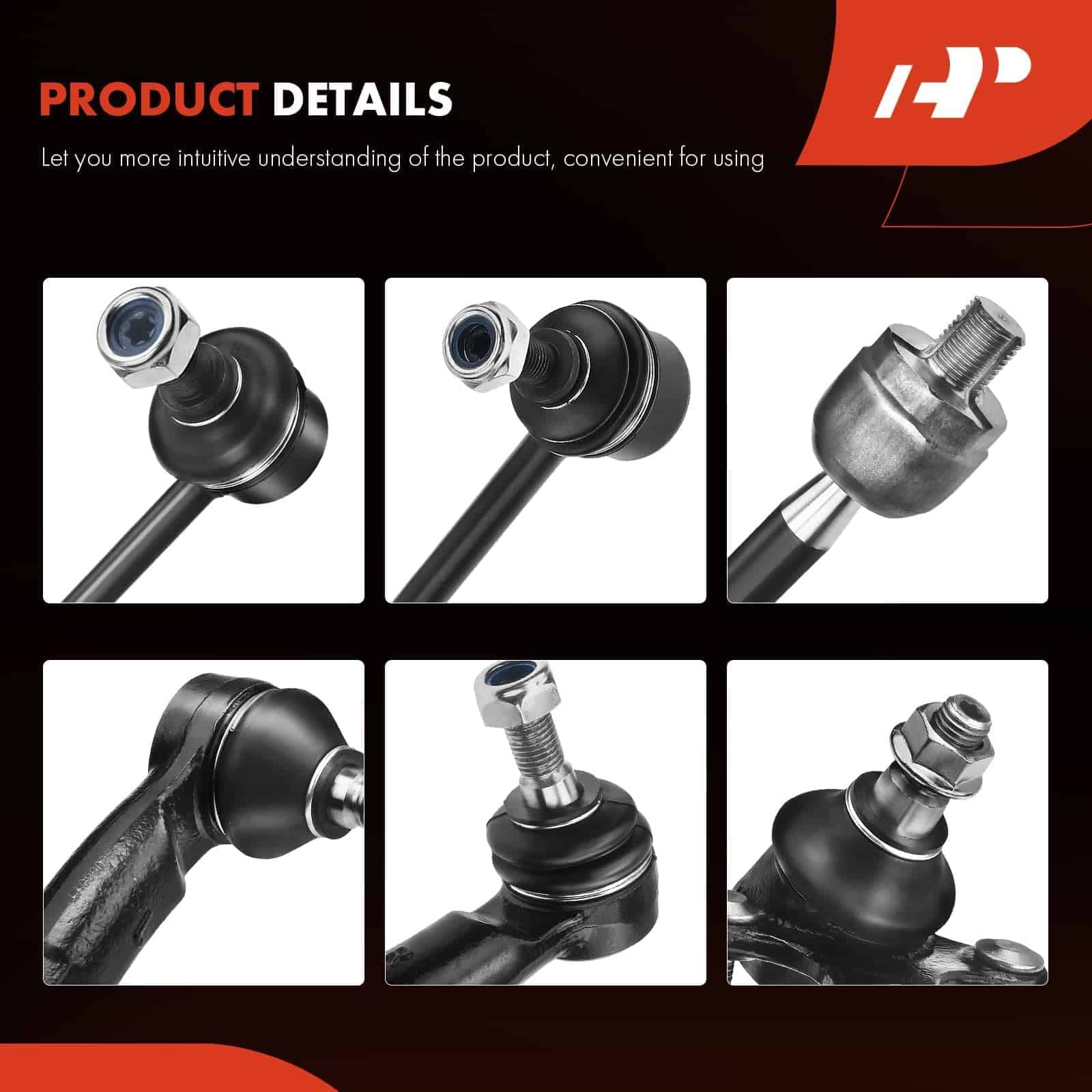 Conjunto de 8 piezas A-Premium, Barra estabilizadora - Imagen 8