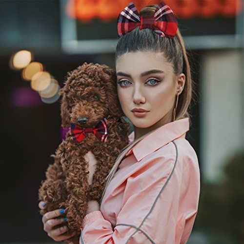 Conjunto de 4 Bandanas para Perros con Moños y Scrunchies - Imagen 5