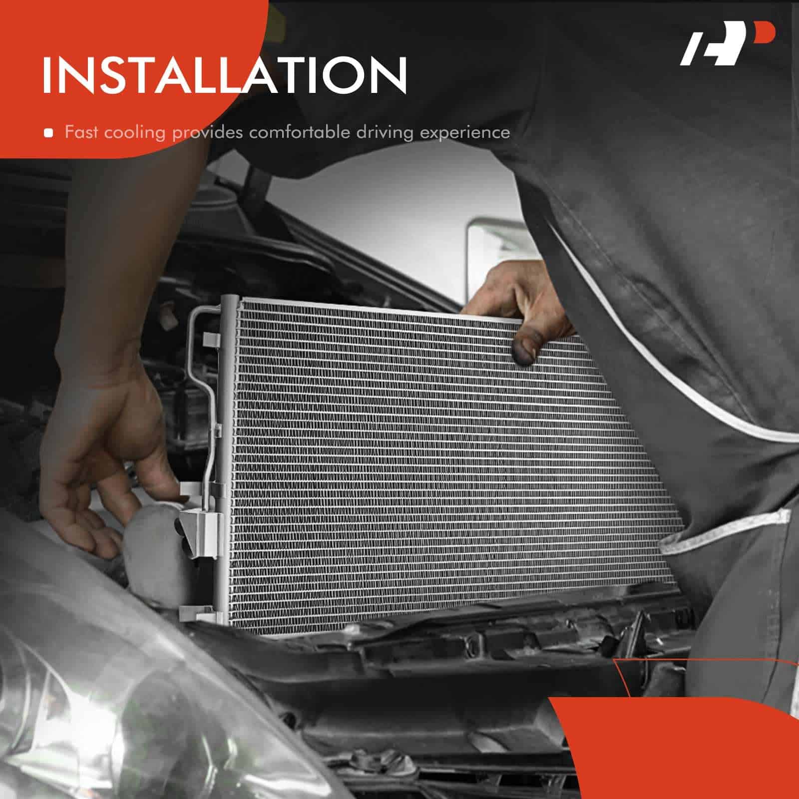 Condensador de A/C A-Premium Reemplazo# 4986 - Compatible - Imagen 8