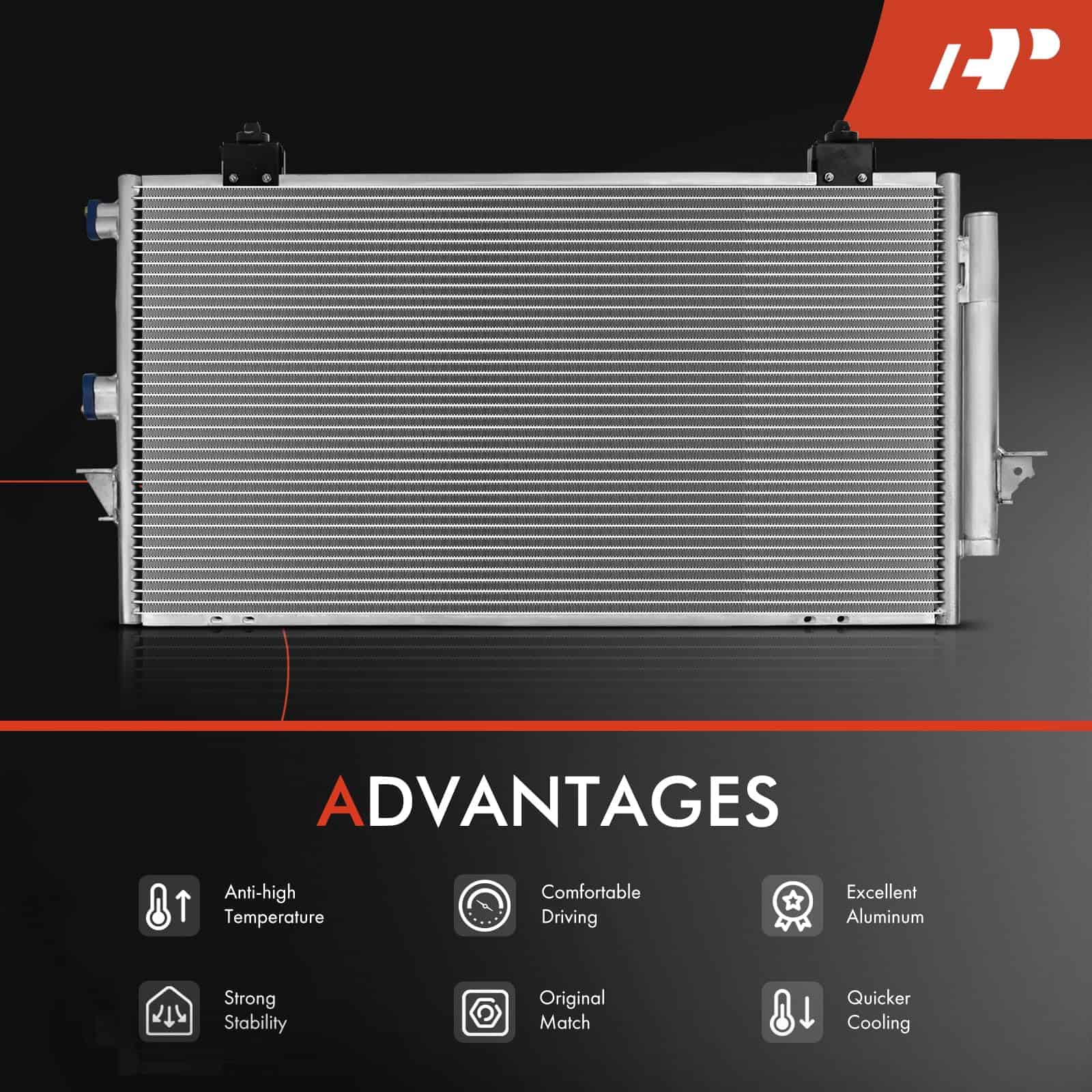 Condensador de A/C A-Premium Reemplazo# 4986 - Compatible - Imagen 6