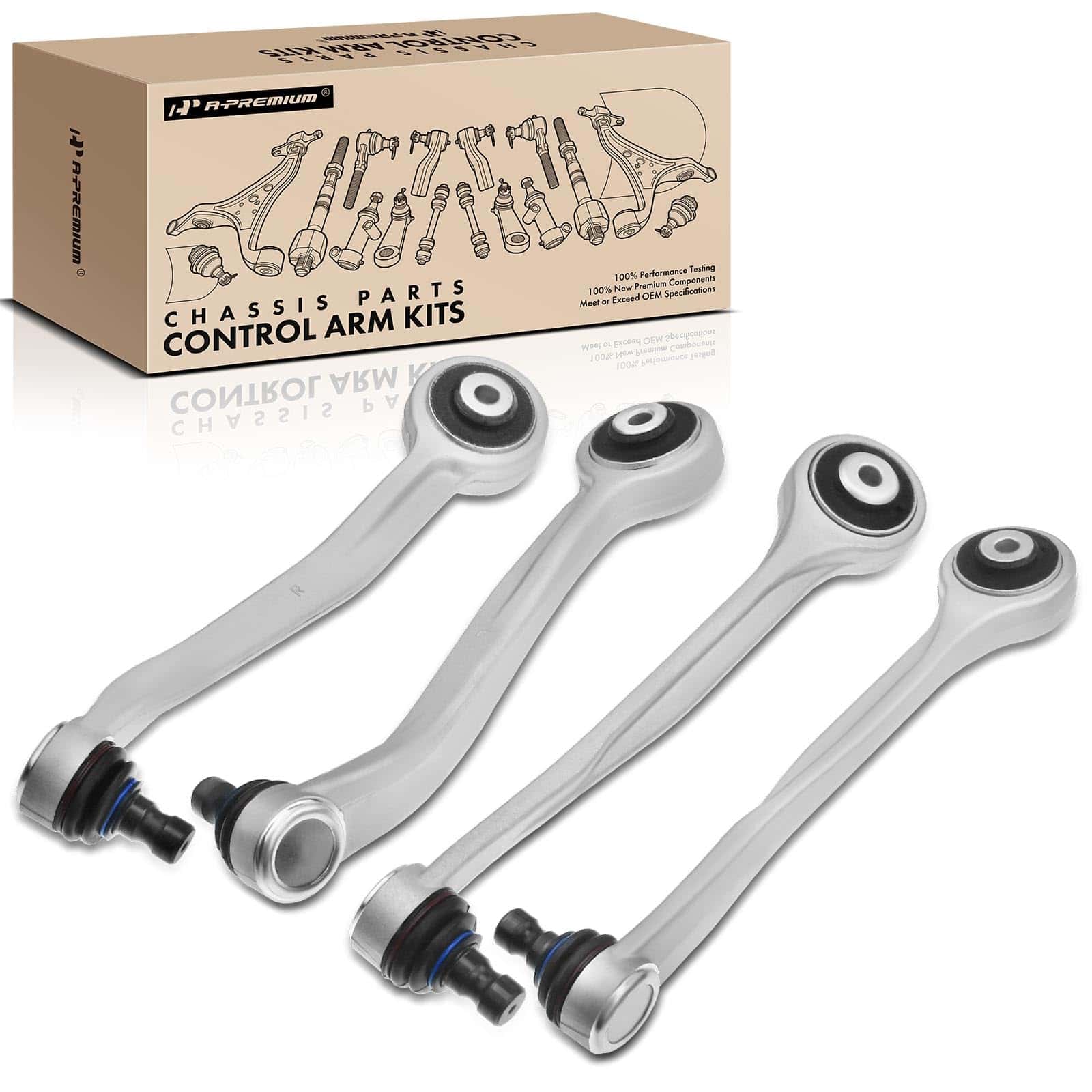 Juego de 4 - Brazos de Control Delanteros y Traseros