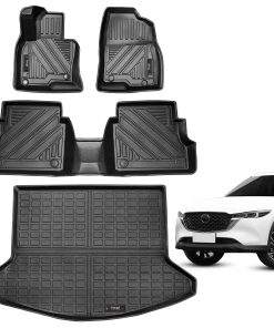 Tapetes para el piso de 2 filas y forro protector para