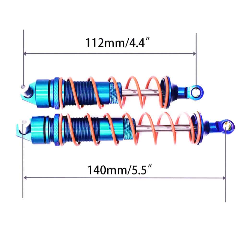 4pcs Amortiguador delantero y trasero para -Azul oscuro - Imagen 4