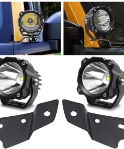 Soportes de Montaje de Luces en el Pilar A Soportes de