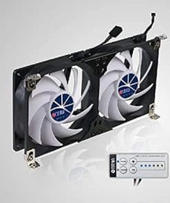 Cooling Fan TITAN- 12V DC Doble Montaje en Rack para