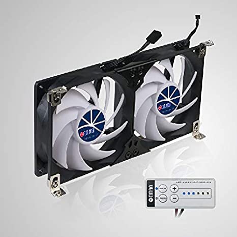 Cooling Fan TITAN- 12V DC Doble Montaje en Rack para