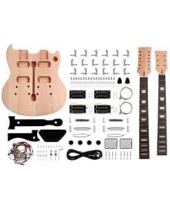 Kit de Guitarra Eléctrica DIY Fistrock Doble Mastil Kit