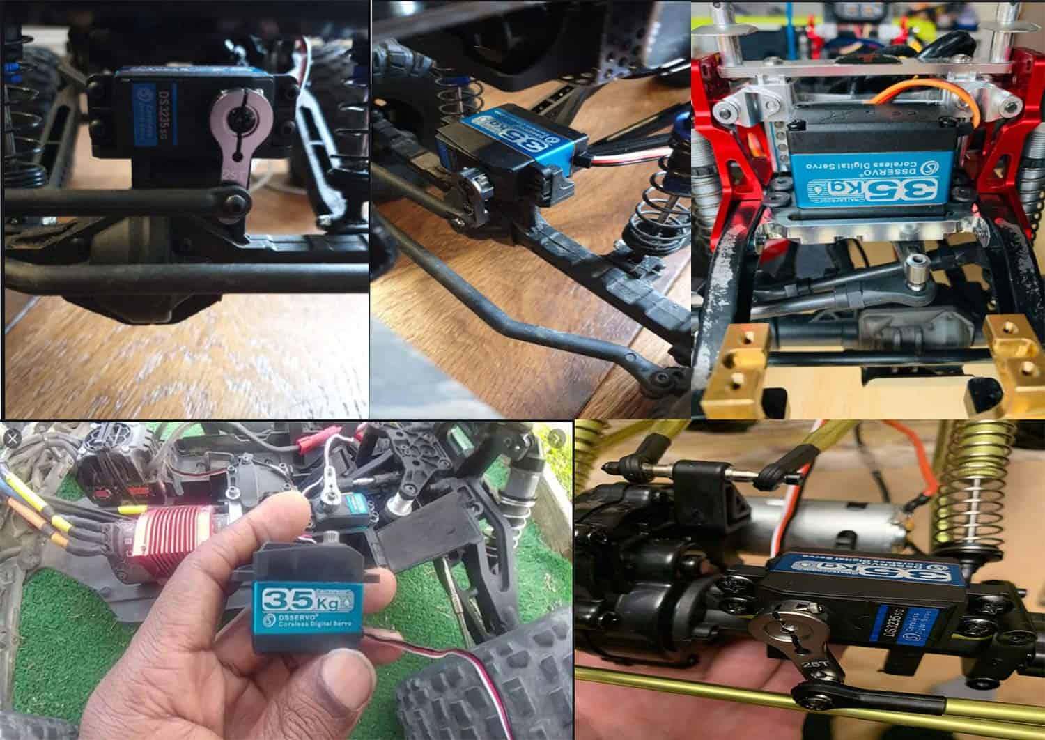 ZOSKAY RC Servo 35kg PRO Núcleo Sin Núcleo Motor servo - Imagen 8