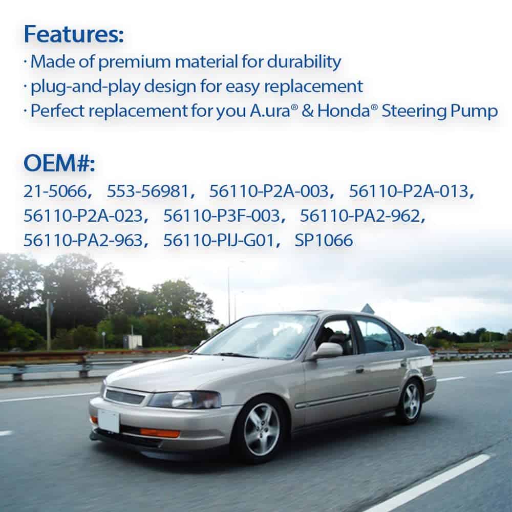 Bomba de dirección asistida CHargo 56110-P2A-003 para Honda - Imagen 4