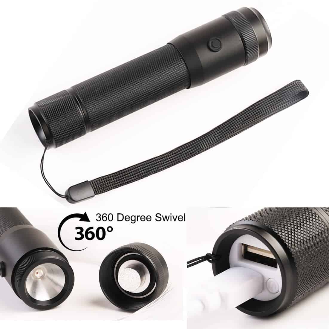 Látigo Espacial de Fibra Óptica LED Recargable con 10 - Imagen 6