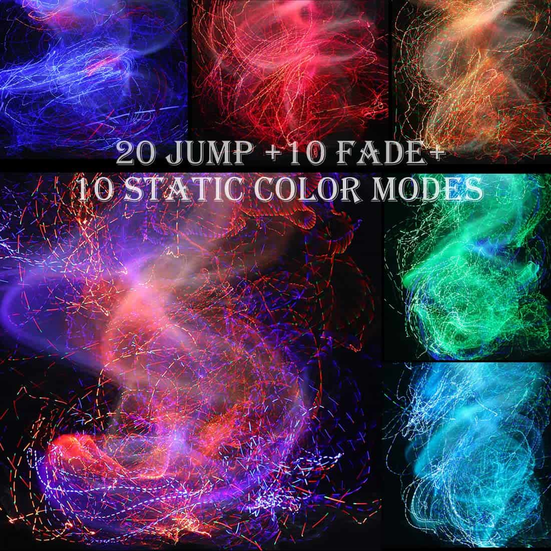 Látigo Espacial de Fibra Óptica LED Recargable con 10 - Imagen 4