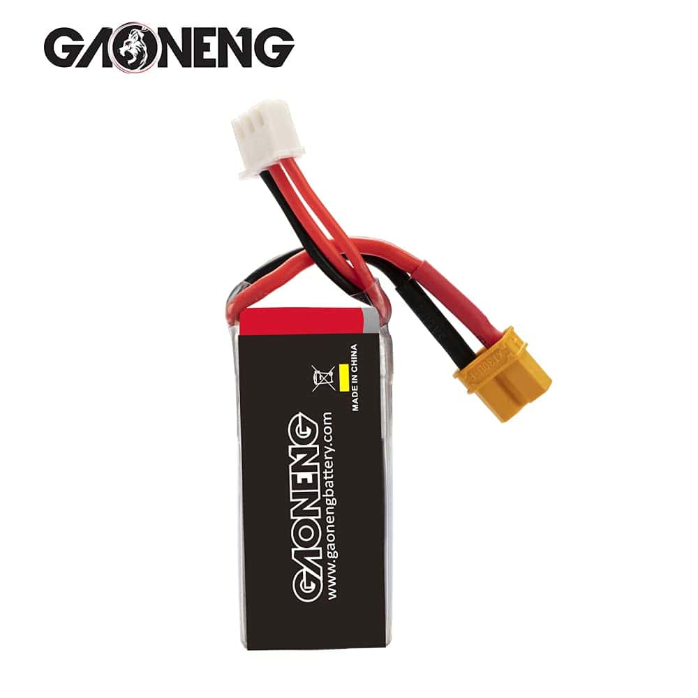 GAONENG 4pcs Batería LiPo GNB 2S 350mAh 7.4V 60C 120C con - Imagen 4