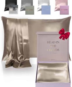 Funda de Almohada de Seda de Lujo GOLDEN HOUR para Cabello