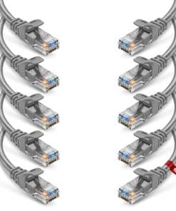 Paquete de 10 cables Ethernet Cat6 de NewYork Cables |