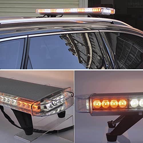 Barra de luz estroboscópica de emergencia con luces - Imagen 3