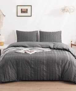 Juego de Funda de Edredón Boho Gris WARMDERN en Tamaño