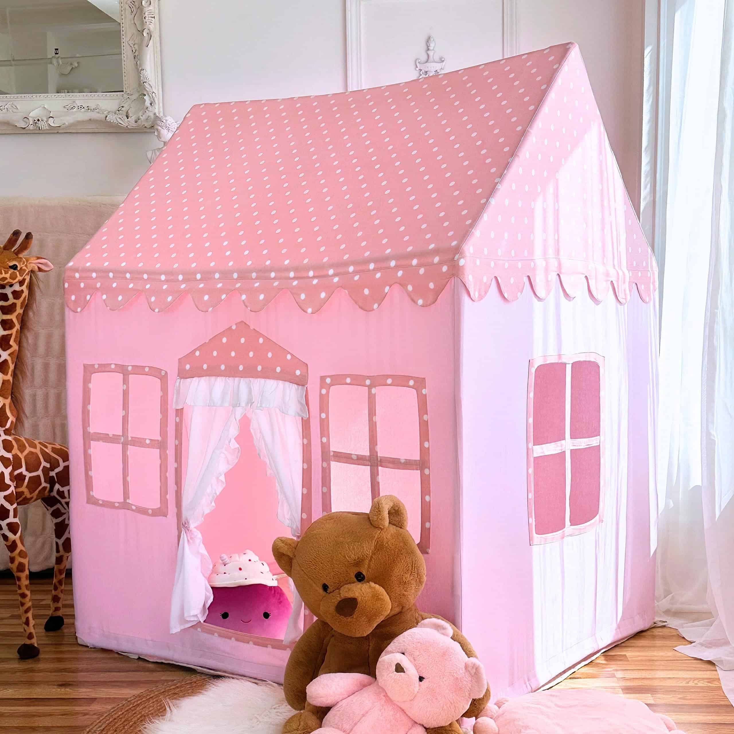 Tienda de algodón extra grande para niños LiCosmo 50x43x63