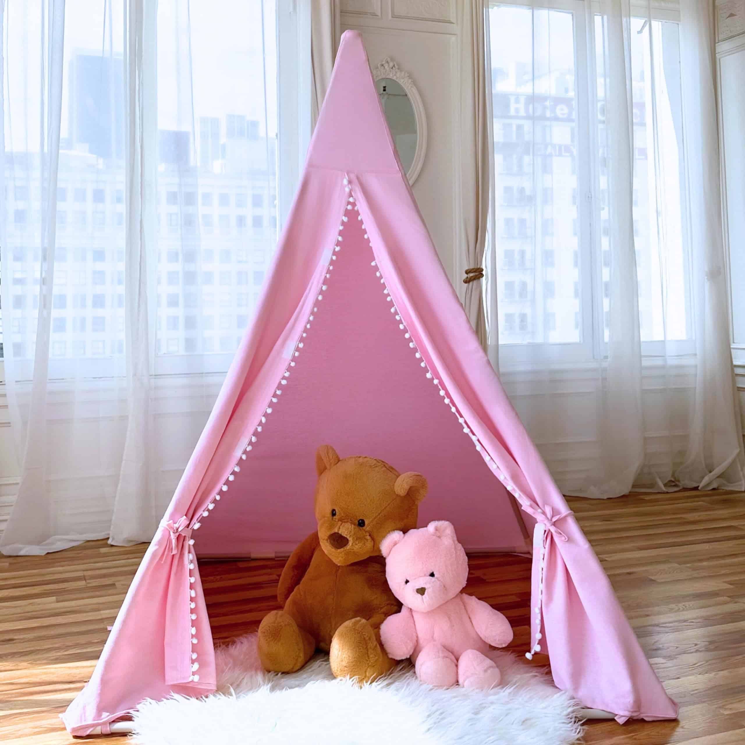 LiCosmo Tienda de Algodón Extra Grande con Bolsa de