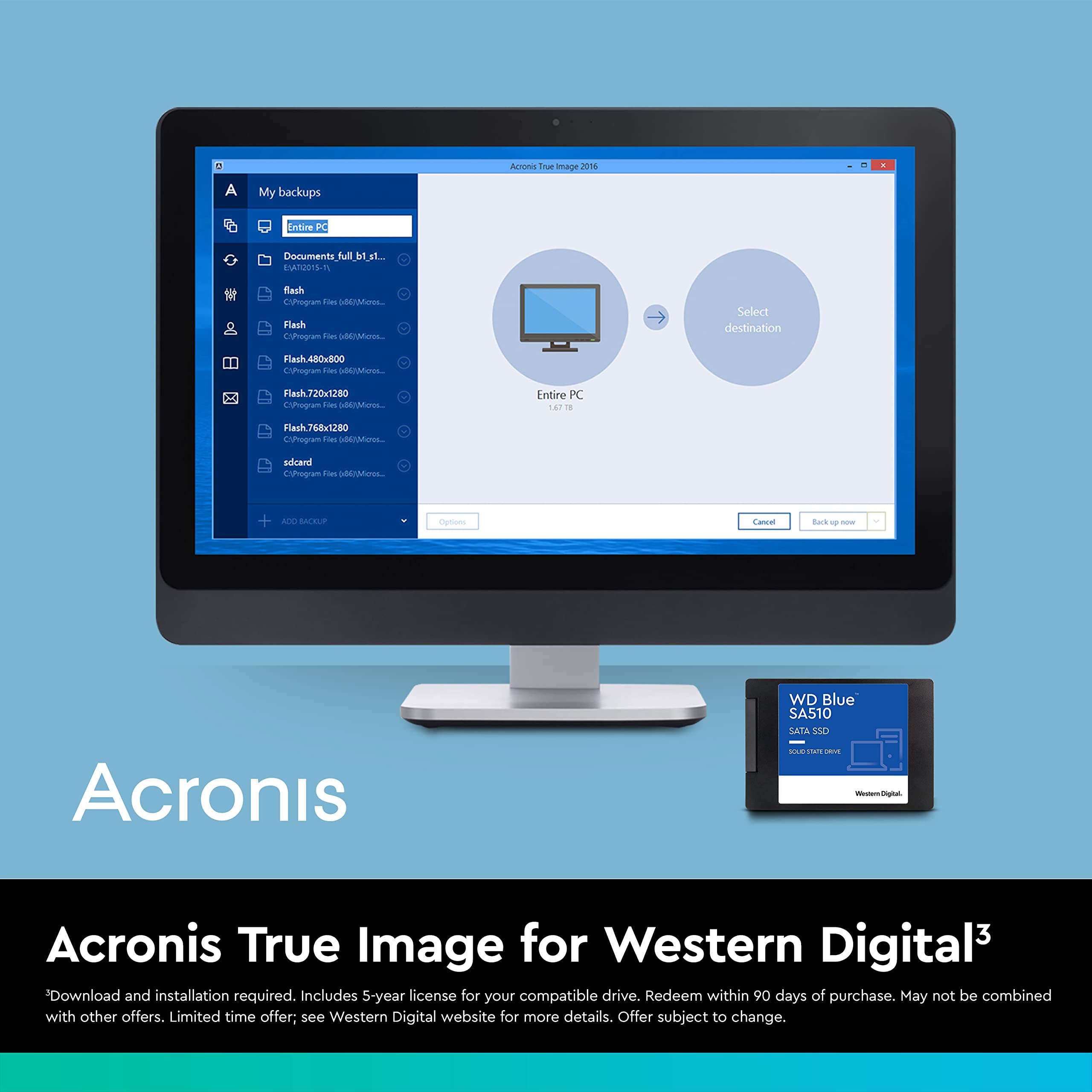 Western Digital 250GB WD Blue SA510 SATA Internal Solid - Imagen 6