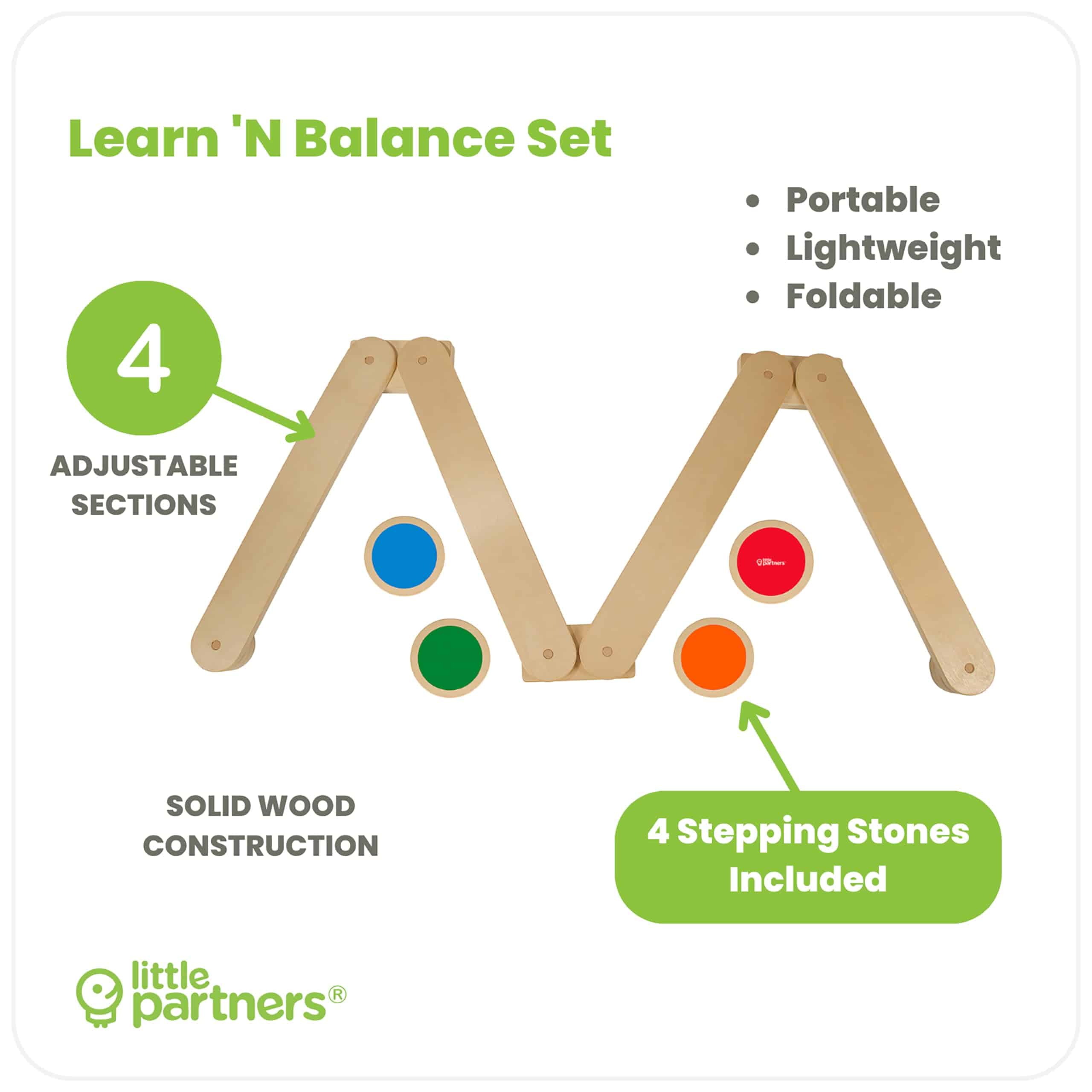 Set de equilibrio Little Partners Learn 'N Balance de 4 - Imagen 4