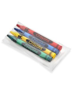 CrayonKing 250 Sets de 4 paquetes en celofán (1000 crayones