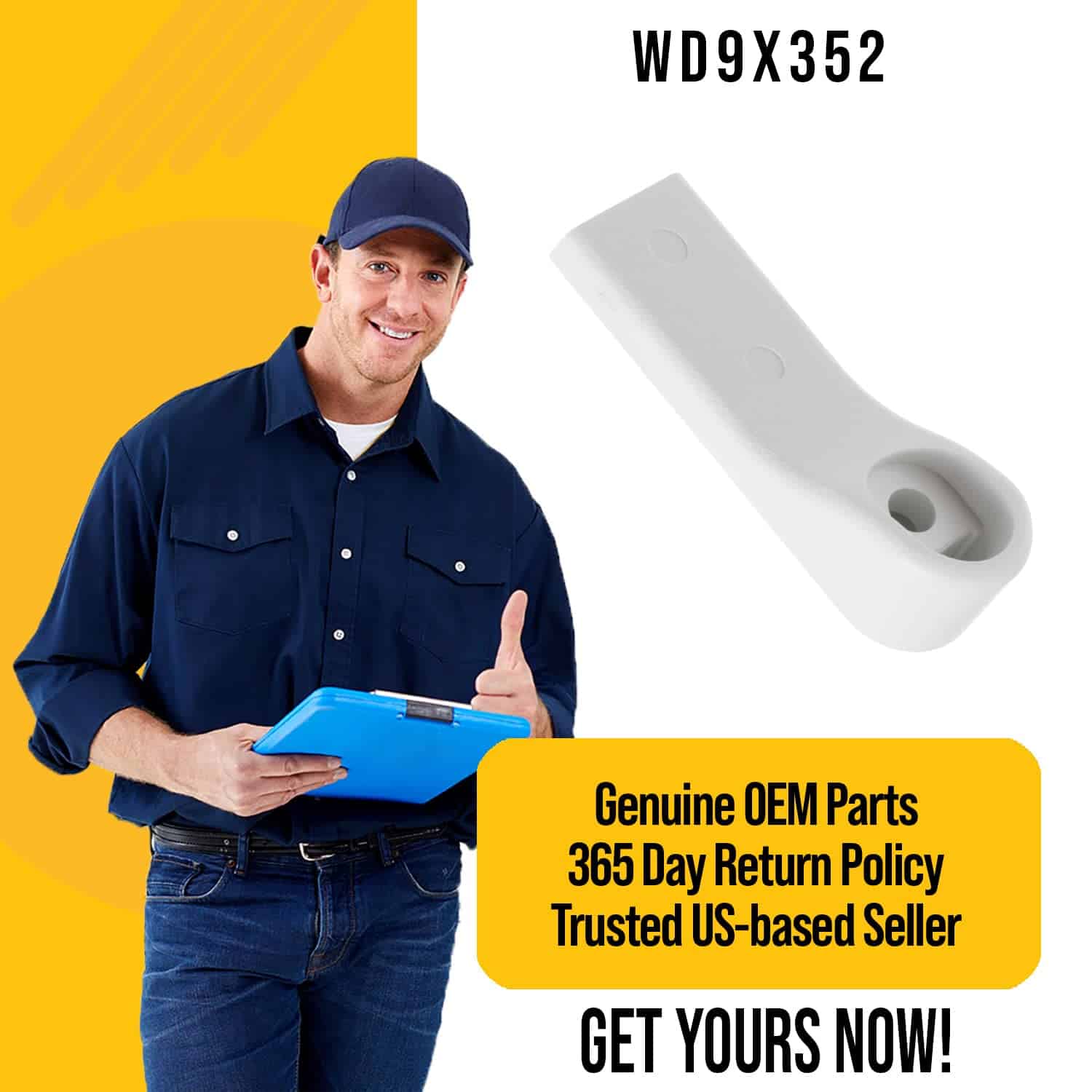 Manija de pestillo de puerta WD9X352 actualizada - Piezas - Imagen 7