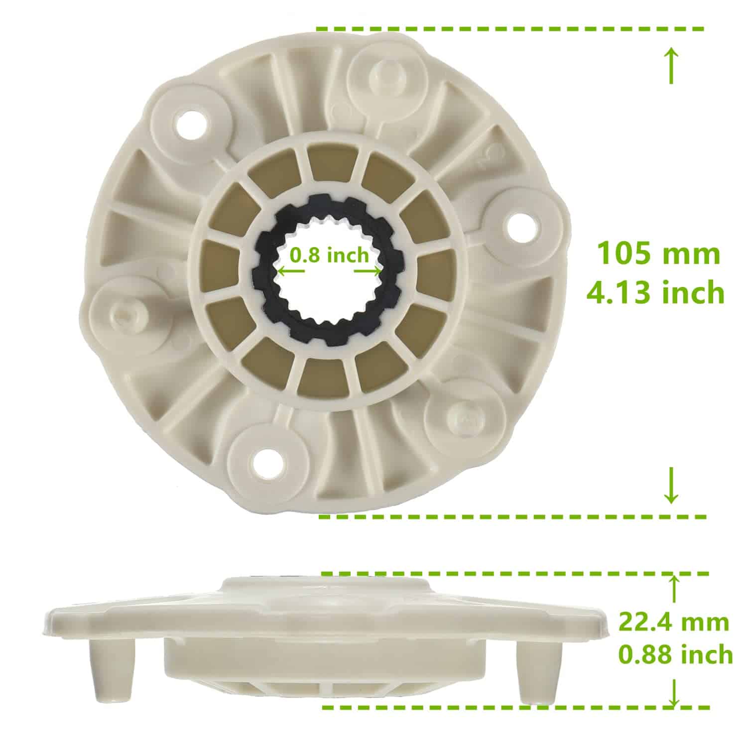 Ensamblaje de centro de rotor de lavadora EPLZON MBF618448 - Imagen 6