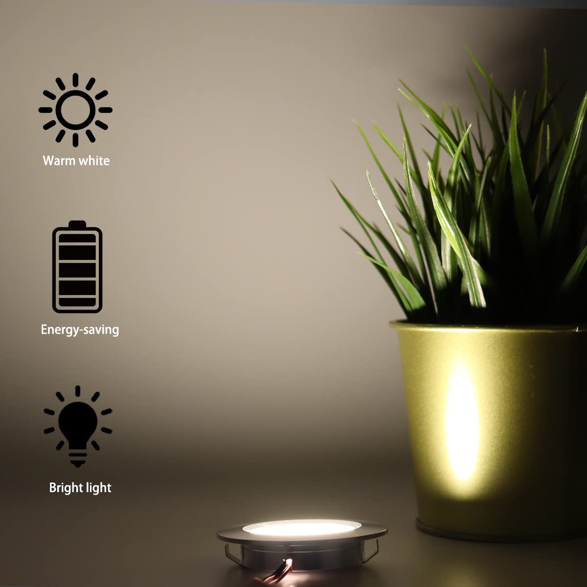 Luces empotradas Hoysum de 12 voltios para RV Apliques de - Imagen 6