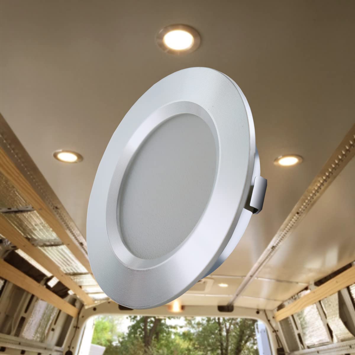 Luces empotradas Hoysum de 12 voltios para RV Apliques de - Imagen 3