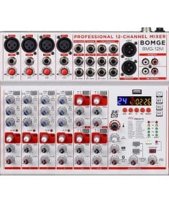 Mezcladora de sonido BOMGE de 12 canales con