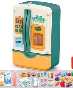 Juguete de Cocina Refrigerador con Dispensador de Hielo