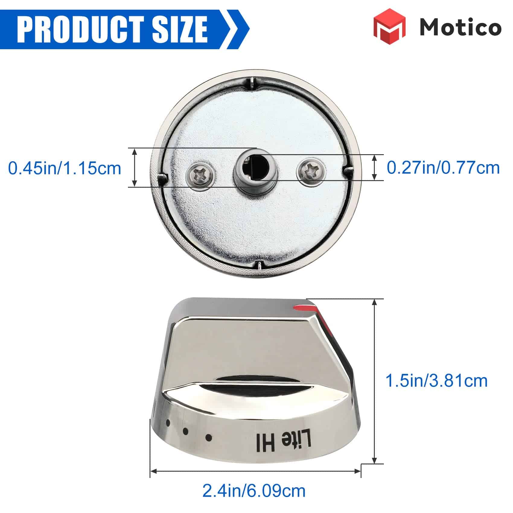 Perillas de Dial Mejoradas M Motico DG64-00473A Compatible - Imagen 3