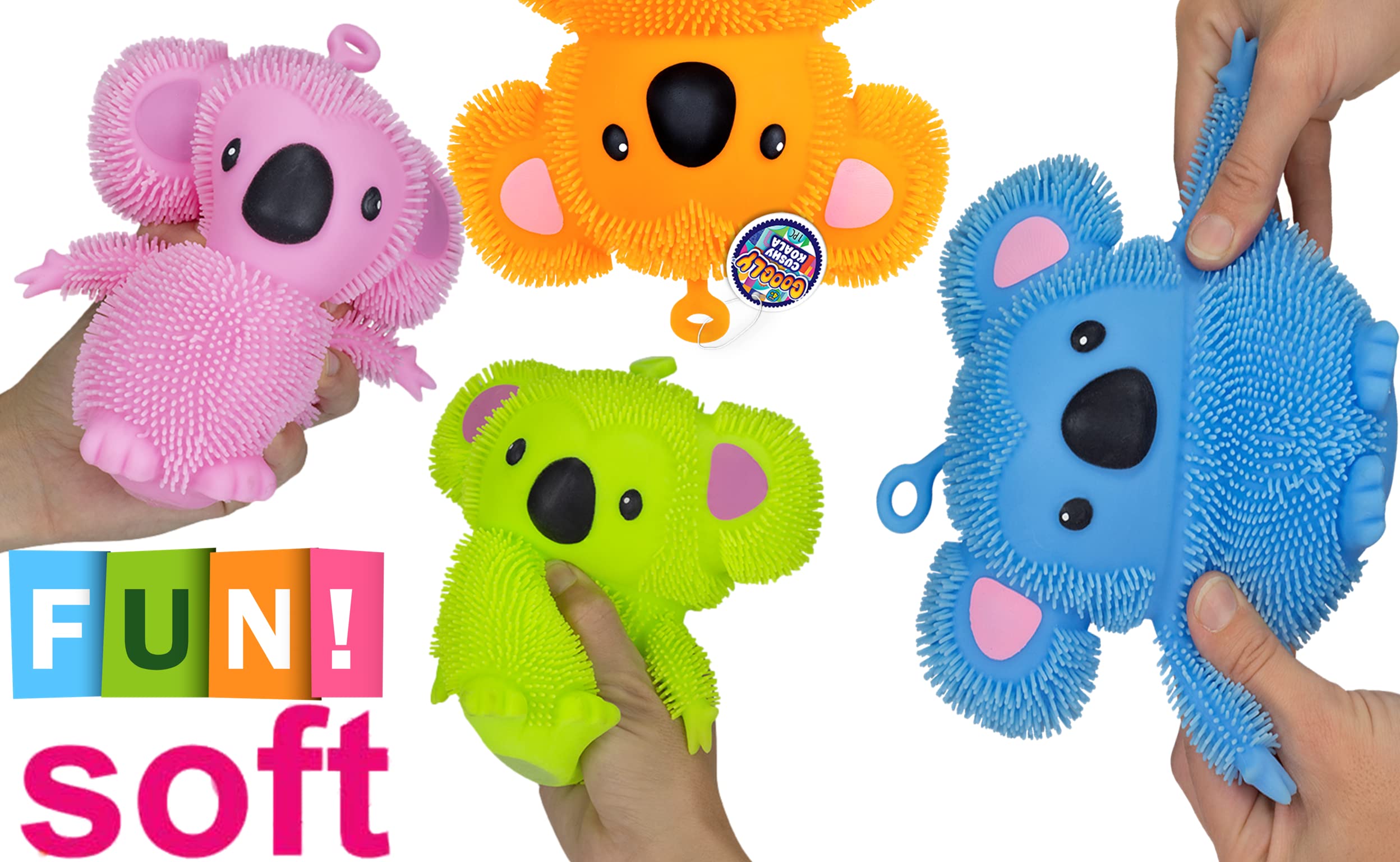 JA-RU Koala Bear Pets Stretchy Squishy Fidget Toy (6 Koalas - Imagen 6
