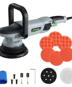 Pulidora WORKPRO, 6 pulgadas 1080W Kit de Pulido de Doble