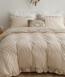 Funda de Edredón BAHALDEN King, Suave y Transpirable con