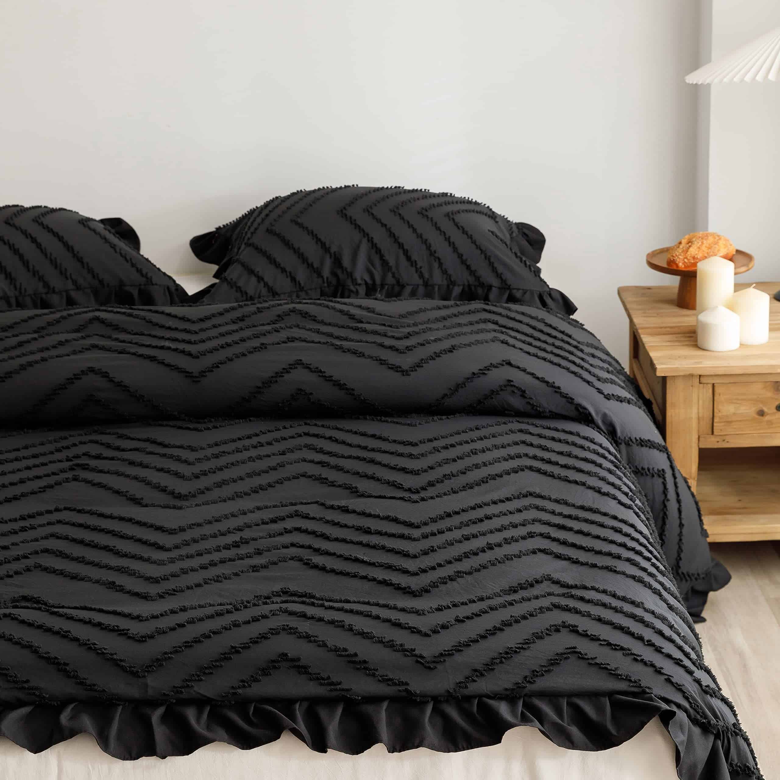 Juego de Funda de Edredón Boho BAHALDEN Tamaño King, - Imagen 10