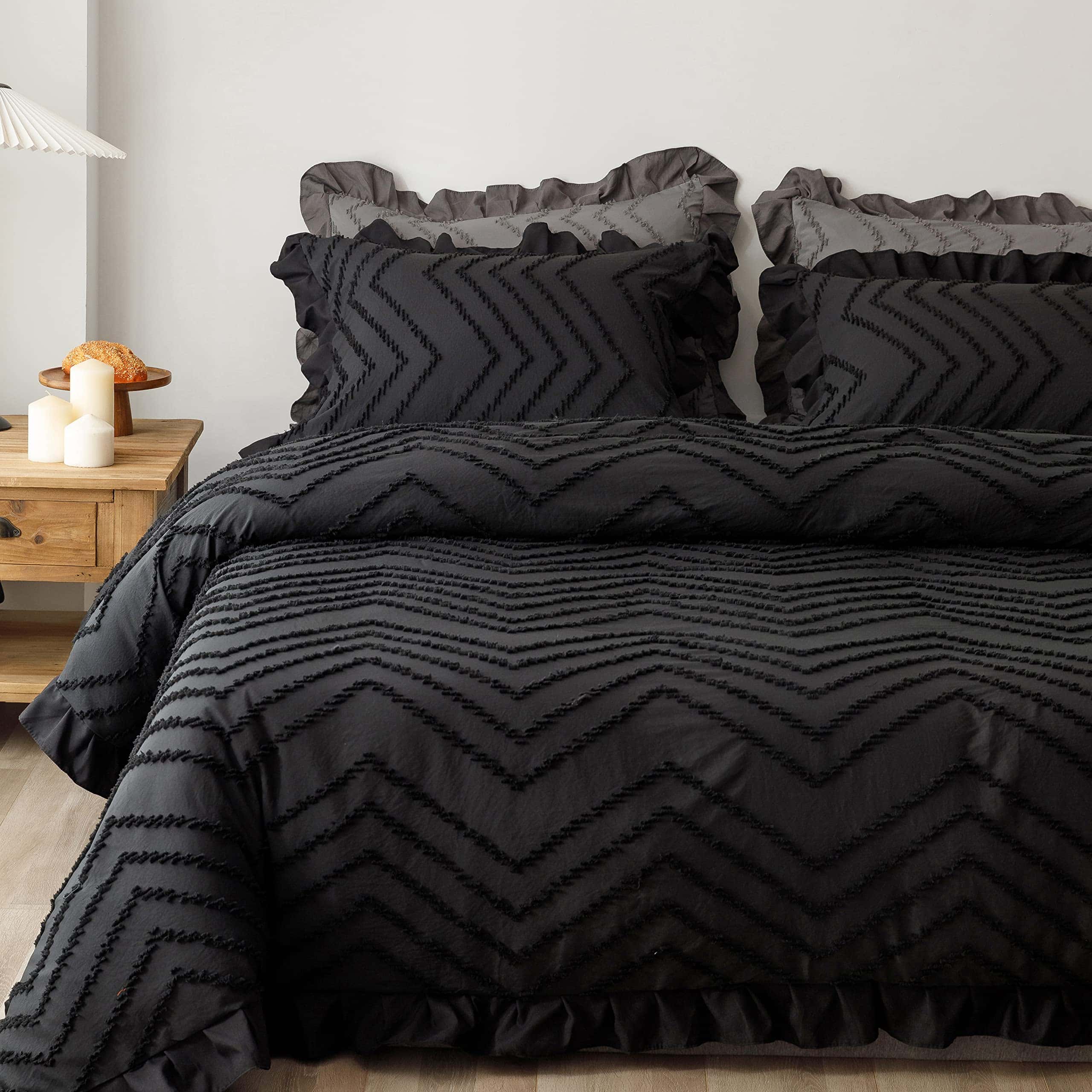 Juego de Funda de Edredón Boho BAHALDEN Tamaño King,