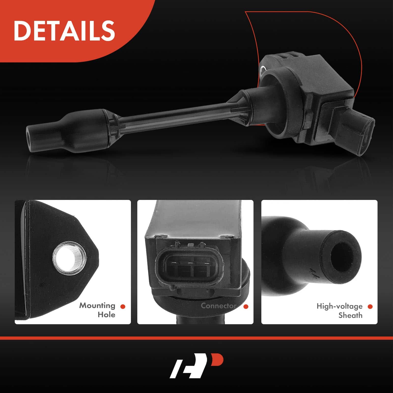 Conjunto de 4 Bobinas de Encendido A-Premium Compatible con - Imagen 6